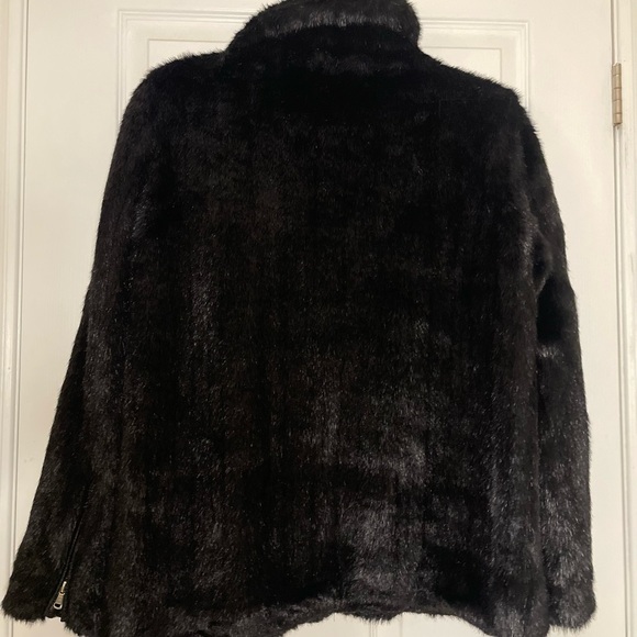 Zara black fur coat - Picture 4 of 6